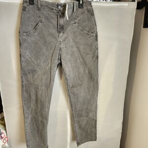 Women's Gray Straight Jeans